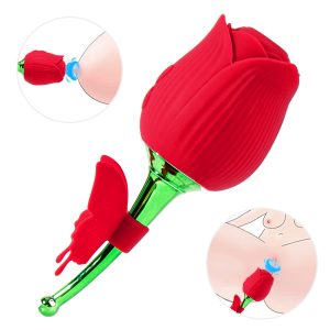 Butterfly Rose - Akkus, léghullámos csiklóizgató vibrátor