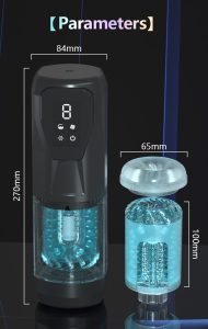 Szenvedély maszturbátor – 7 Funkciós Férfi Maszturbátor, ami fekete férfi vízálló szilikonos 7 funkciós változtatható sebességes férfi maszturbátor