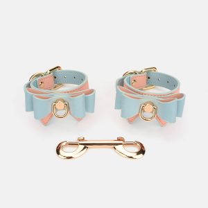 Kéjes Bőr Bilincs BDSM Szett