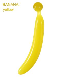 banán dildó, ami hajlékony, prémium minőségű, bőrbarát szilikonból készült